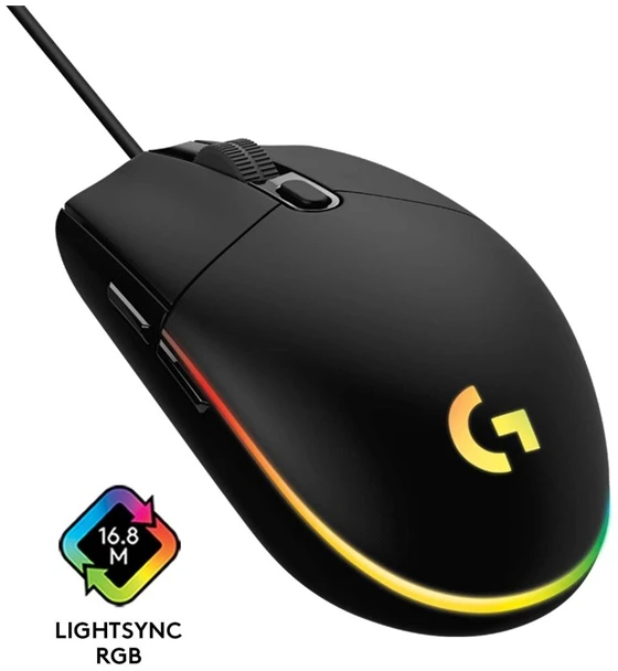 Logitech Egér - G203 Lightsync (Vezetékes, Gaming, Optikai, USB, 8000 DPI, fekete) 1 Logitech Egér - G203 Lightsync (Vezetékes, Gaming, Optikai, USB, 8000 DPI, fekete)