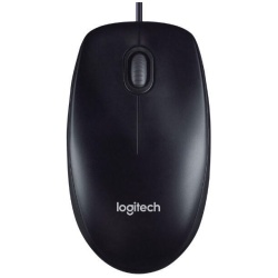 Logitech Egér - M100 (Vezetékes, Optikai, USB, 1000 DPI, fekete)