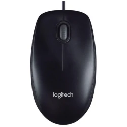 Logitech Egér - M100 (Vezetékes, Optikai, USB, 1000 DPI, fekete)