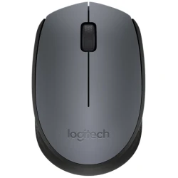 Logitech Egér - M170 (Vezeték nélküli, 3 gomb, 2,4 GHz, fekete)