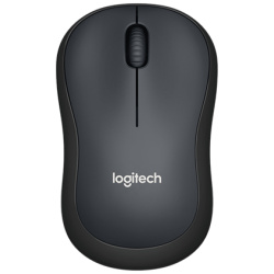 Logitech Egér - M220 (Vezeték nélküli, Optikai, 1000 DPI, SILENT, grafitszürke)