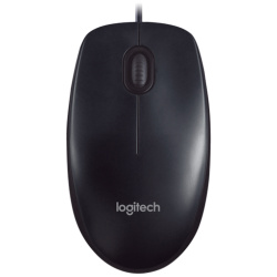 Logitech Egér - M90 (Vezetékes, Optikai, USB, 1000 DPI, fekete)