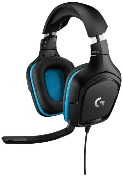 Logitech Fejhallgató - G432 Gaming headset (Vezetékes, USB/3,5mm Jack, Dolby DTS 7.1 hangzás, hangerőszabályzó, fekete) 1 Logitech Fejhallgató - G432 Gaming headset (Vezetékes, USB/3,5mm Jack, Dolby DTS 7.1 hangzás, hangerőszabályzó, fekete)