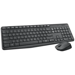 Logitech Billentyűzet/Egér Kit - MK235 (Vezeték nélküli, USB, magyar, fekete)