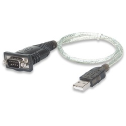 Manhattan Kábel átalakító - USB-ről Soros portra átalakító, 45 cm