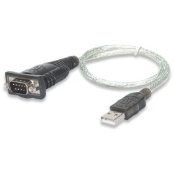 Manhattan Kábel átalakító - USB-ről Soros portra átalakító, 45 cm