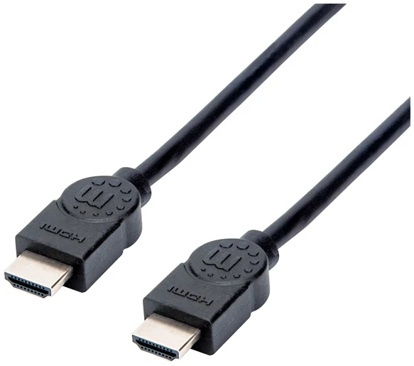 Manhattan Kábel - HDMI to HDMI ( 4K@30Hz, 3D, Shielded, 1.5m, Fekete)