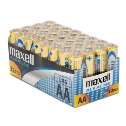 Maxell Elem - Alkáli elem, 32db AA (LR6), 1,5V (no mercury)