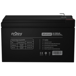 NJOY Szünetmentes akkumulátor - GPL07122F (12V/7Ah, Long-life, T2/F2, zárt, gondozás mentes, AGM)