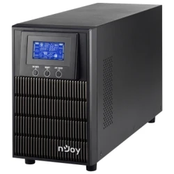 NJOY Szünetmentes 2000VA - Aten Pro 2000 (3 Schuko, USB/RS-232, On-line, szinuszhullám, generátor támogatás, Eco mód)