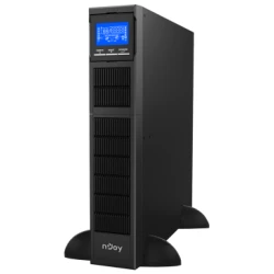 NJOY Szünetmentes 3000VA - Balder 3000 (On-line, RS232, USB, szoftver, LCD kijelző, 2U rack)