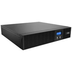 NJOY Szünetmentes 3000VA - Argus 3000 (8 IEC C13, line-interaktív, RJ45, RS232, USB, szoftver, LCD kijelző, 2U rack)