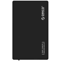 Orico Külső HDD/SSD Ház 3.5"/2,5" - 3588US3-V1-EU-BK/53/ (USB-A 3.0, Max.: 16TB, fekete)