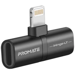 Promate Átalakító - IHINGE LT (2in1, Lightning adapter, fekete)