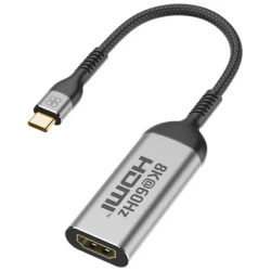 Promate Átalakító - MEDIALINK 8K (USB-C adapter, 1x8K HDMI, szürke)