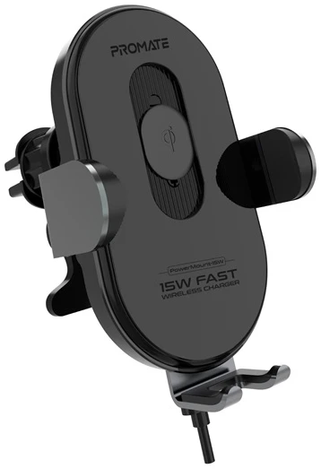 Promate Autós töltő - POWERMOUNT 15 (DC 12V/1.5A, 15W, 1.2 méter, okos szenzor, hajlítható állvány, fekete) 1 Promate Autós töltő - POWERMOUNT 15 (DC 12V/1.5A, 15W, 1.2 méter, okos szenzor, hajlítható állvány, fekete)