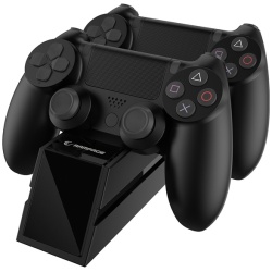Rampage Gamepad töltő - RP-PS4 (dokkoló 2x PS4 kontroller töltéséhez, fekete)
