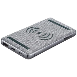 Sandberg Akkubank - Powerbank 10000 PD20W+Wireless (Csatlakozók: MicroUSB/USB-C/USB-A, vezeték nélküli telefontöltés)