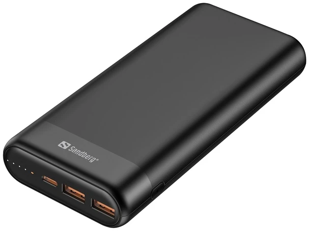 Sandberg Akkubank - Powerbank 20000 PD65W+2xQC3.0 (Bemenet: USB-C, Kimenet: 2xUSB-A+USB-C) 1 Sandberg Akkubank - Powerbank 20000 PD65W+2xQC3.0 (Bemenet: USB-C, Kimenet: 2xUSB-A+USB-C)