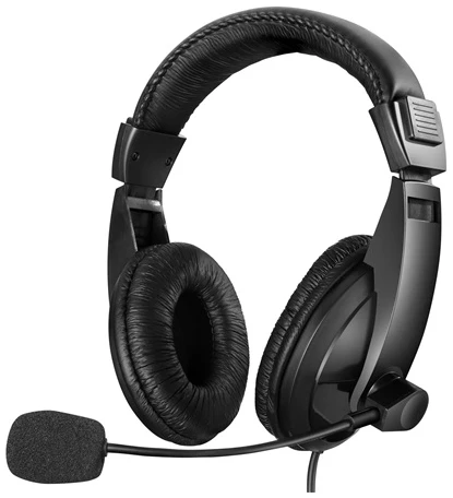 Sandberg Fejhallgató - Saver USB Headset Large (USB; mikrofon; hangerő szabályzó; 1,8m kábel; fekete)