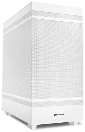 Sharkoon Számítógépház - Rebel C50 White (fehér; 2x120 mm ventilátor, 2xUSB3.0; 1xUSB 3.2; I/O)