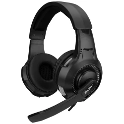 Snopy Fejhallgató - SN-8800 GAMETIME (fekete mikrofon, 3.5mm jack, hangerőszabályzó, nagy-párnás, 2.2m kábel)