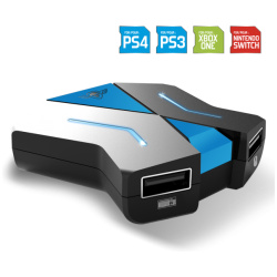 Spirit of Gamer Egér/Billentyűzet adapter konzolokhoz - SOG-CONV1 (3x USB-A, 2x USB-C, Nintendo/PS4/PS3/Xbox One)
