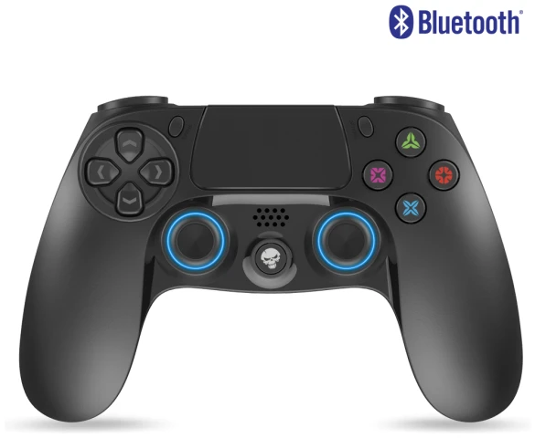 Spirit of Gamer Gamepad Vezeték Nélküli - XGP Bluetooth PS4 (USB, Vibration, PS4 kompatibilis, fekete-kék)