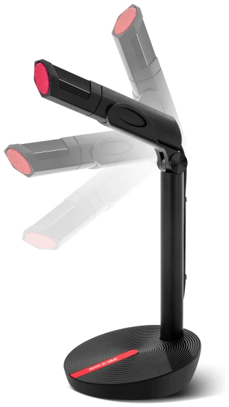 Spirit of Gamer Mikrofon - EKO (USB csatlakozó; 140cm kábel; állvány; fekete-piros)