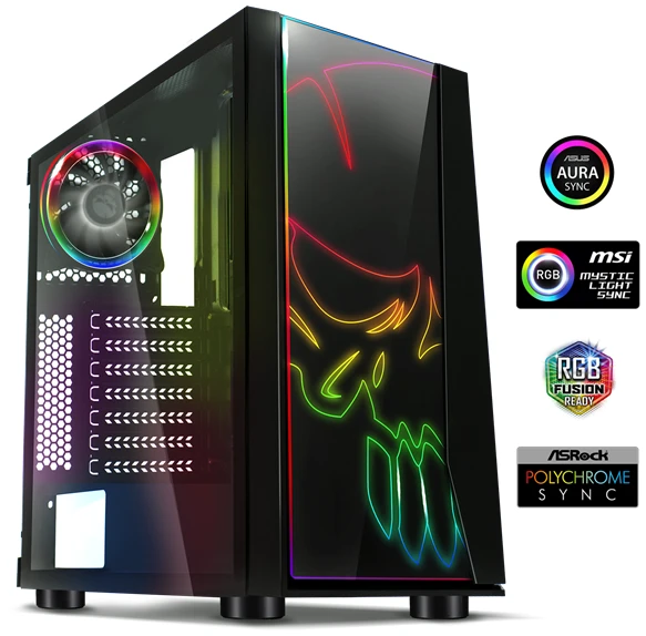 Spirit of Gamer Számítógépház - GHOST ONE RGB (fekete, ablakos, 2x12cm ventilátor, ATX, mATX, 2xUSB3.0, 1xUSB2.0) 1 Spirit of Gamer Számítógépház - GHOST ONE RGB (fekete, ablakos, 2x12cm ventilátor, ATX, mATX, 2xUSB3.0, 1xUSB2.0)