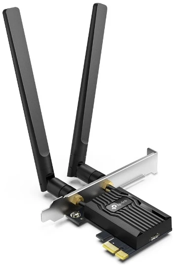TP-Link Hálózati adapter WiFi AX3000 - Archer TX55E (PCI-E; 574Mbps 2.4Ghz + 2402Mbps 5Ghz; Bluetooth 5.0; Wifi6) 1 TP-Link Hálózati adapter WiFi AX3000 - Archer TX55E (PCI-E; 574Mbps 2.4Ghz + 2402Mbps 5Ghz; Bluetooth 5.0; Wifi6)