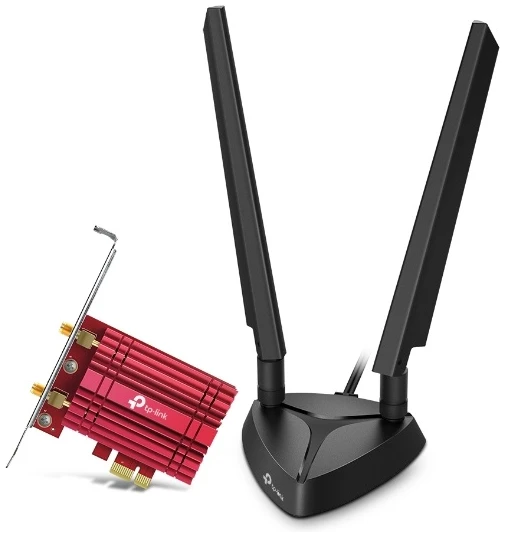 TP-Link Hálózati adapter WiFi AXE5400 - Archer TXE75E (PCI-E; 574Mbps 2.4Ghz + 2402Mbps 5Ghz+2402Mbps 6Ghz; BT5.2; Wifi6