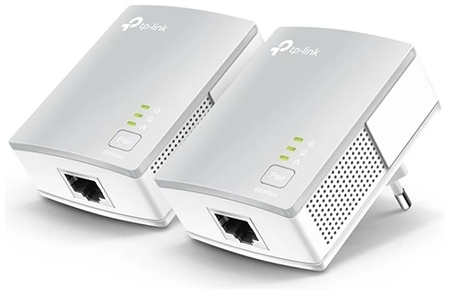 TP-Link Powerline adapter Kit - TL-PA4010 Nano (100Mbps (500Mbps adatátvitel), 128-bit AES, QoS, Max 300m)
