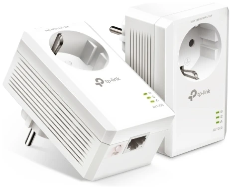 TP-Link Powerline adapter Kit - TL-PA7017P KIT (230V aljzat; 1Gbps; AV22 szabvány; 128-bit AES, QoS,Max 300m)