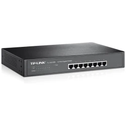 TP-Link Switch - TL-SG1008 (8 port, 1000Mbps; fém ház, rackbe szerelhető)