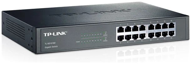 TP-Link Switch - TL-SG1016D (16 port, 1000Mbps; fém ház, rackbe szerelhető) 1 TP-Link Switch - TL-SG1016D (16 port, 1000Mbps; fém ház, rackbe szerelhető)