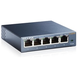 TP-Link Switch  - TL-SG105 (5 port, 1000Mbps; fém ház)