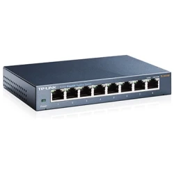 TP-Link Switch - TL-SG108 (8 port, 1000Mbps; fém ház)