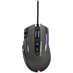 The G-Lab Gamer Egér - KULT NITRO CORE (10000 DPI, 11 gomb, makro, 1,8m kábel, RGB LED, fekete)