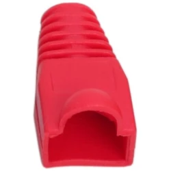Törésgátló RJ45 csatlakozóhoz (05230PI-100), piros, 100db/csomag