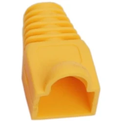 Törésgátló RJ45 csatlakozóhoz (05230SA-100), sárga, 100db/csomag