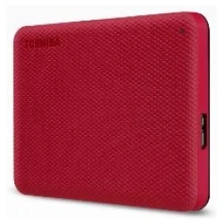 Toshiba Külső HDD 2.5" - 4TB Canvio Advance Piros (USB3.0; ~5Gbps; NTFS)