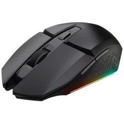 Trust Egér Gamer Vezeték nélküli - GXT110 Felox (Optikai érzékelő; 800-4800DPI; 6 gomb; LED; Akkumulátor; fekete)