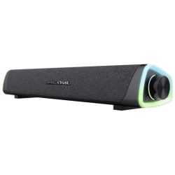 Trust Hangszóró Soundbar - GXT 620 Axon (6W RMS; hangerőszabályzó; 3,5mm jack; USB tápcsatlakozó; fekete)