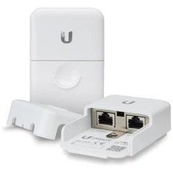 Ubiquiti Túlfeszültségvédő - Ethernet Surge Protector (2x RJ45; 90V@100V/s; 700V@1kV/µs; af PoE támogatás)