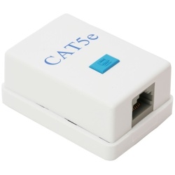 VEZ Fali aljzat - 05384 (Cat5e, UTP, RJ45, árnyékolatlan, fehér)
