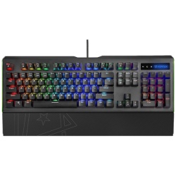 Vertux Billentyűzet - TOUCAN (Vezetékes, Mechanikus, Full Anti-Ghosting, EN, RGB LED, csuklótámasz, fekete)