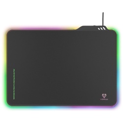 Vertux Egérpad - FLUXPAD (csúszásmentes, vízálló, RGB LED, fekete)