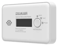 Wisualarm Szénmonoxid érzékelő és jelző - HY-GC20B-R8 (Standalone; Láncba sorolható; Cserélhető akku; CE(EN50291-1:2018)