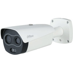 Dahua IP Bullet dual hőkamera - TPC-BF2241-TB7F8 (256x192, 7mm / 4MP, 8mm, ICR, IR35m, IP67, WDR, audio, I/O, PoE)